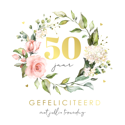 Gefeliciteerd Met Jullie Trouwdag CHV55 - AGBC