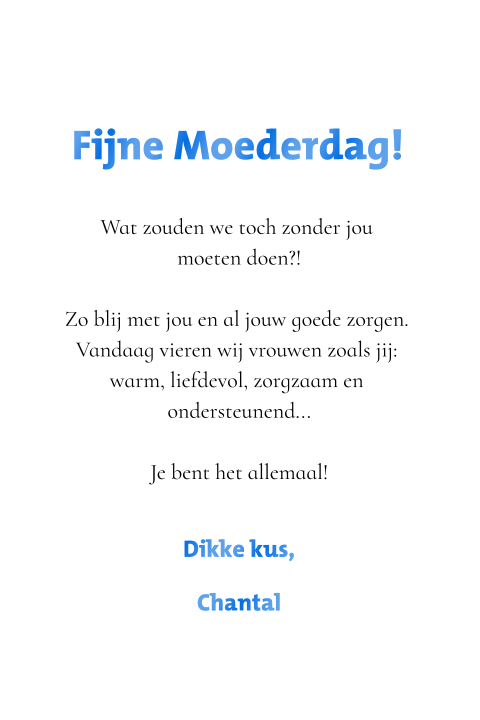 Moederdag Kaart Maken